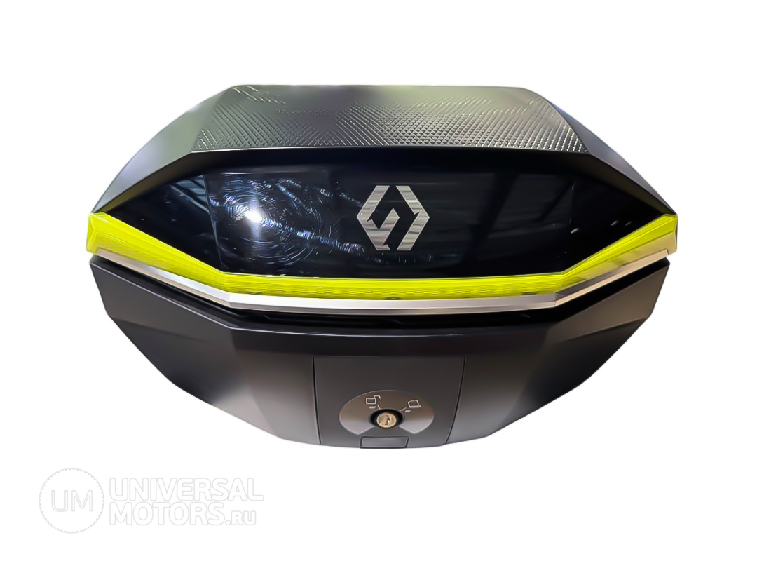 Кофр Furchtlos SHIELD Top Case L Basic Version 48Л (Black/Yellow)