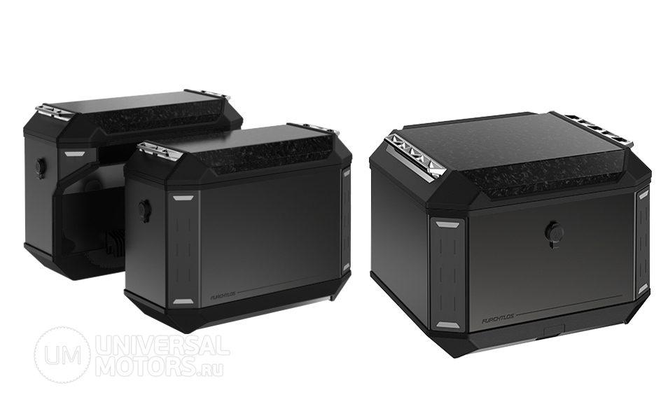 Кофры Furchtlos RANGER TOP CASE 50л, SIDE CASES 36л LEFT + 31л RIGHT ADV Anthracite