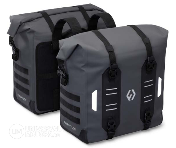 Кофр текстильный Furchtlos EVEREST Side Bag 34л (Pair) Slate Grey