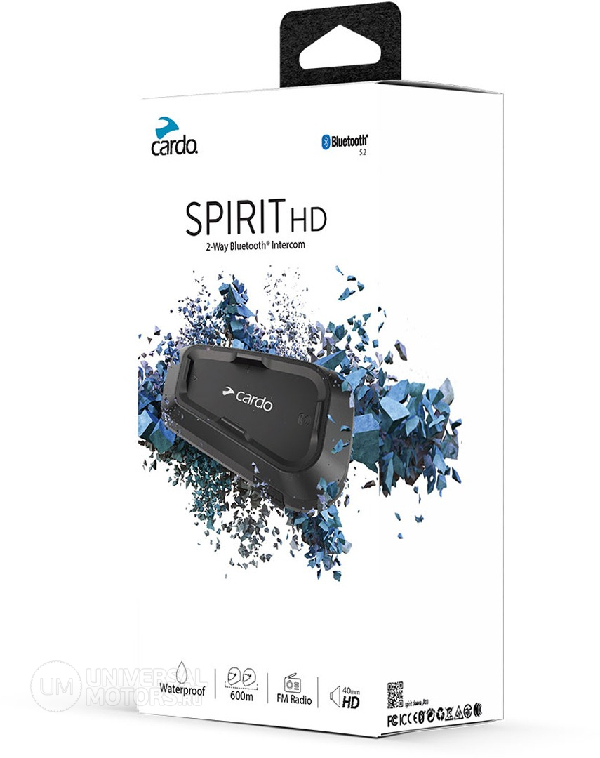 Мотогарнитура CARDO SPIRIT HD SINGLE