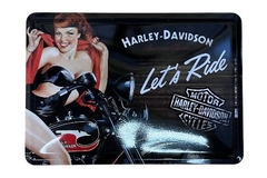 Табличка металл Harley Davidson Let's Ride 467E8 - 467E8