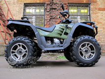 Фото: Квадроцикл Stels ATV 300B, Передняя подвеска описание двухрычажная с пружинно-гидравлическими амортизаторами, ход 160мм