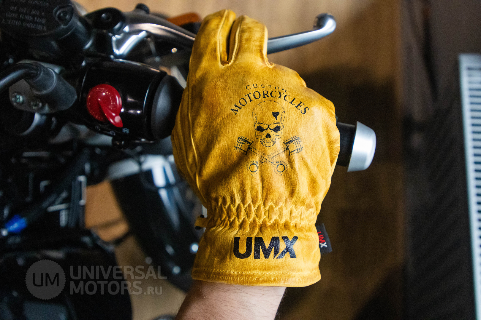 Мотоперчатки UMX SUMMER GLOVES 30012 yellow vintage купить в