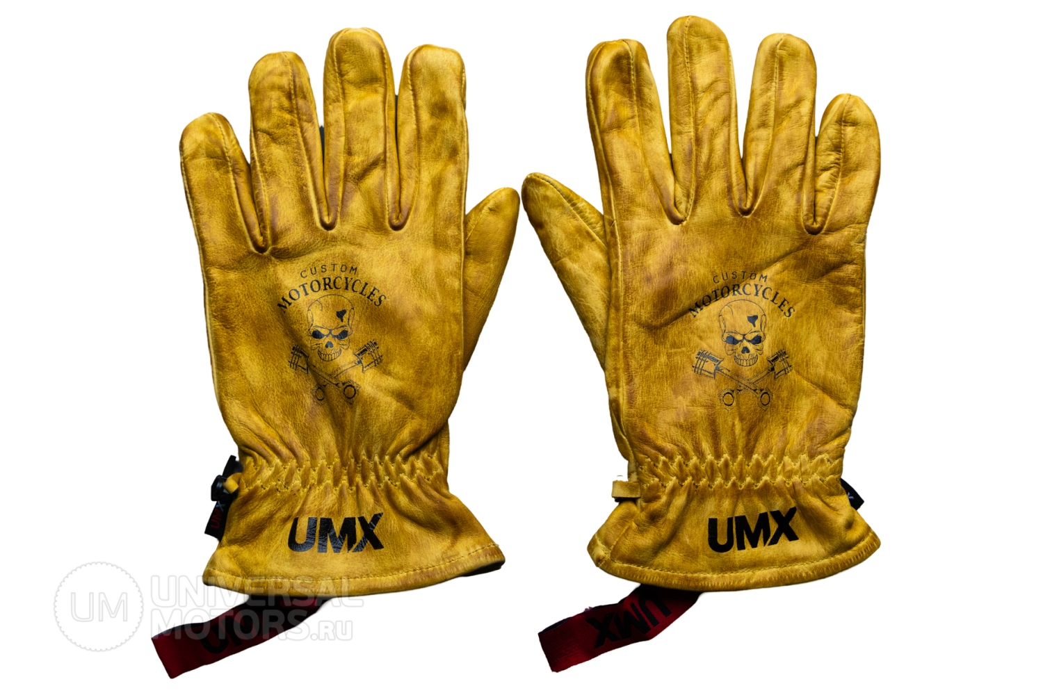 Мотоперчатки UMX SUMMER GLOVES 30012 yellow vintage купить в