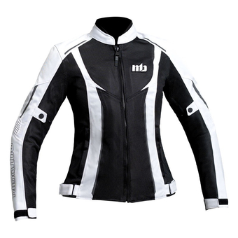 Мотокуртка женская MOTOBOY SJW-06 AIR Black white