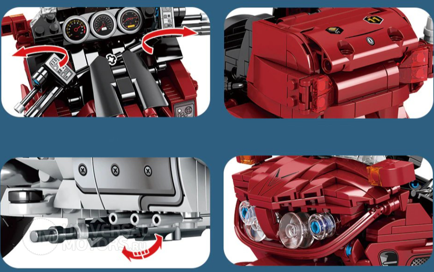 Фото: Конструктор мотоцикл  Honda Goldwing GE1800, 13118848822918860636