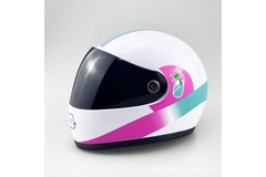 Шлем миниатюрный pink/blue