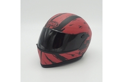 Шлем миниатюрный Shoei Red + Black