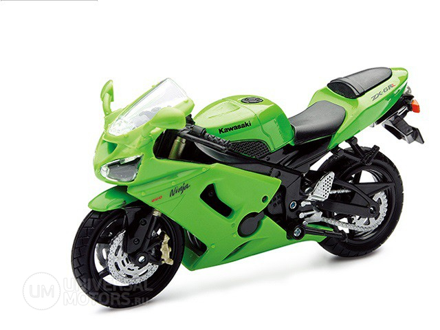 Фото: Модель мотоцикла Ninja ZX-6RR 1:18 Kawasaki