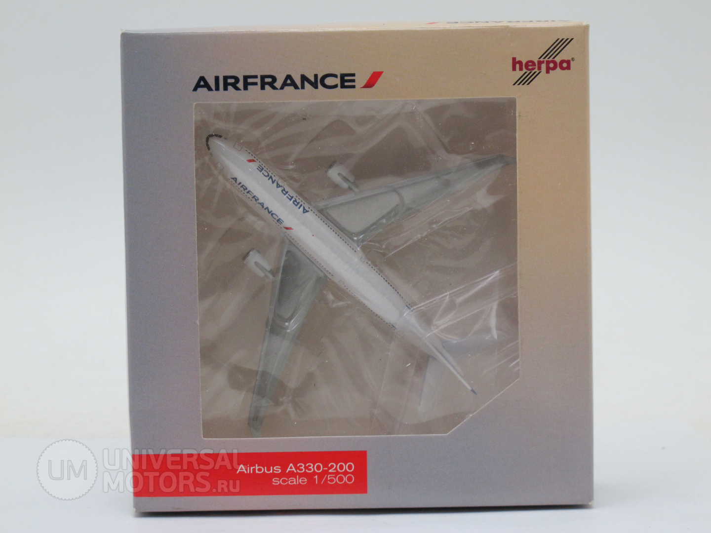 Фото: Модель самолёта Herpa Air France Airbus A330-200, 40576996023161729532