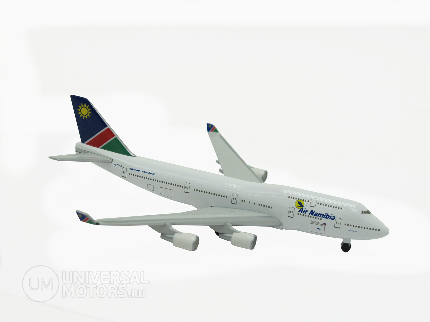 Фото: Модель самолёта Herpa Air Namibia Boeing 747-400, 42368843571370599651