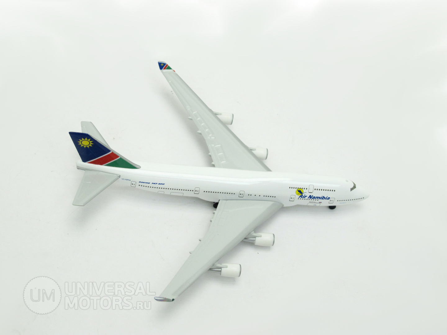Фото: Модель самолёта Herpa Air Namibia Boeing 747-400, 13705996512341374227