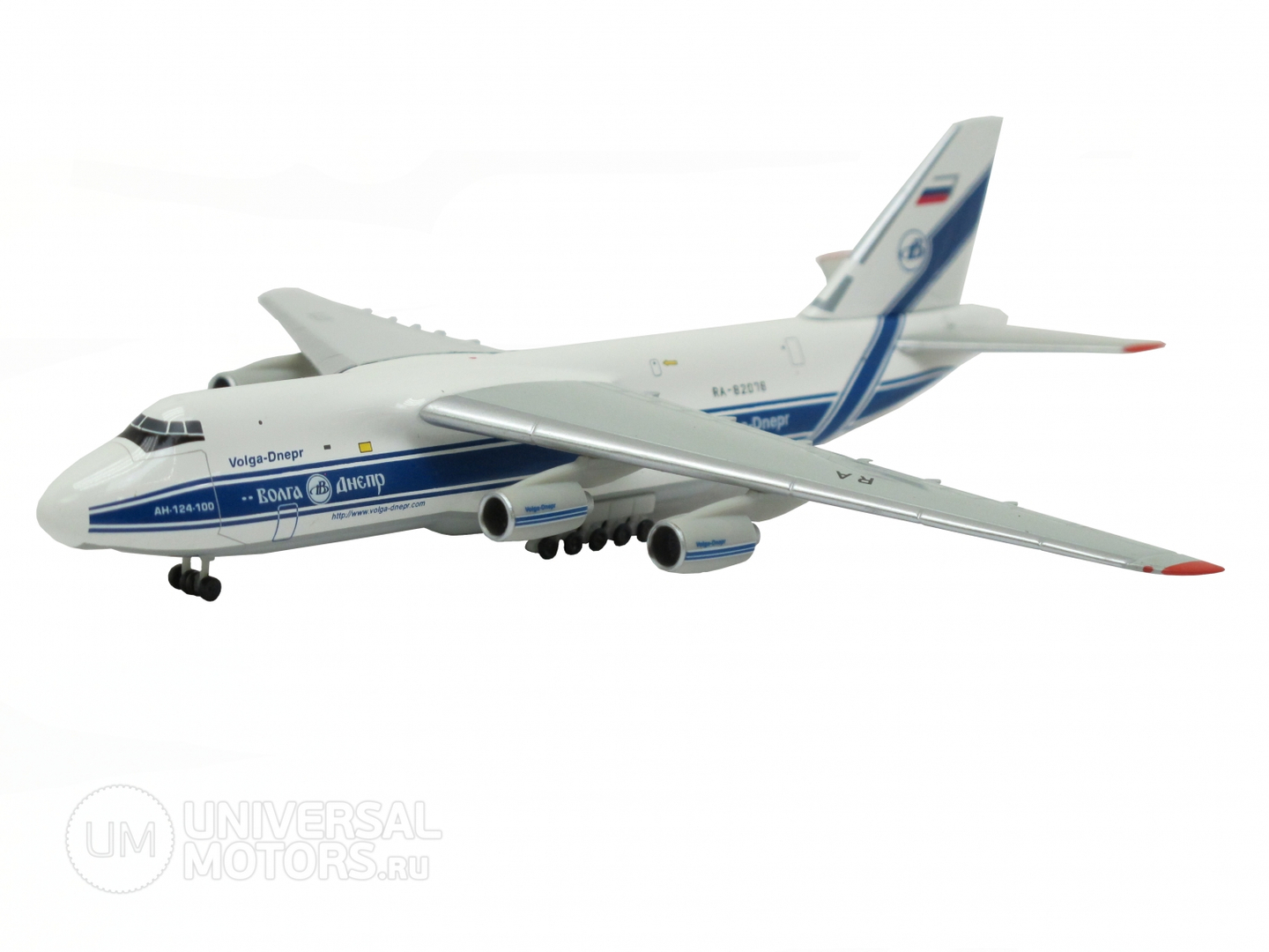 Фото: Модель самолёта Herpa Antonov AN-124-100 Volga-Dnepr Airlines