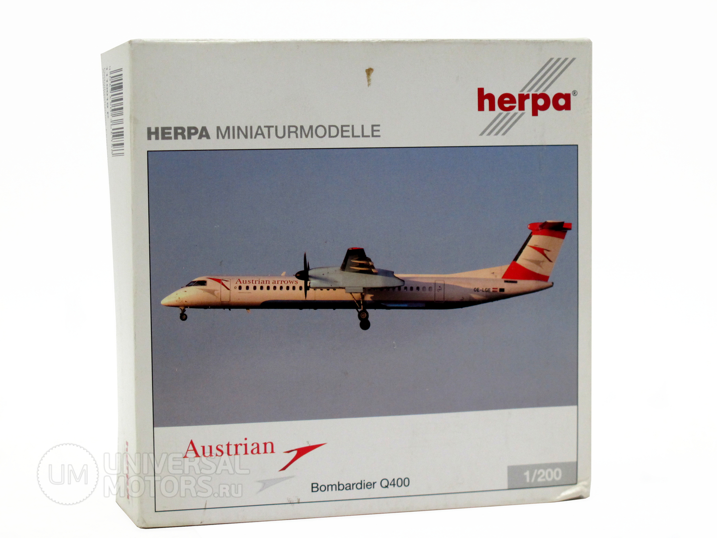Фото: Модель самолёта Herpa Austrian Arrows Bombardier Q, 5233899712492003318