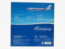 Фото: Модель самолёта Herpa Boeing 747-400F AirBridgeCar, 17483357491970260419