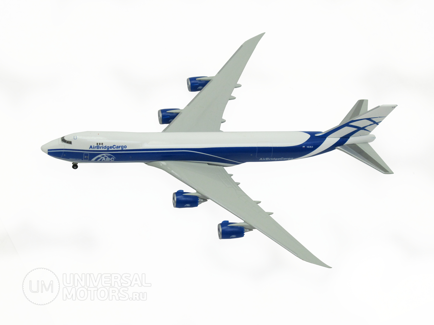 Фото: Модель самолёта Herpa Boeing 747-8F AirBridgeCargo, 1142142714246638101