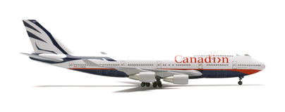 Фото: Модель самолёта Herpa Canadian Airlines Boeing 747-400 "Maxwell W. Ward"