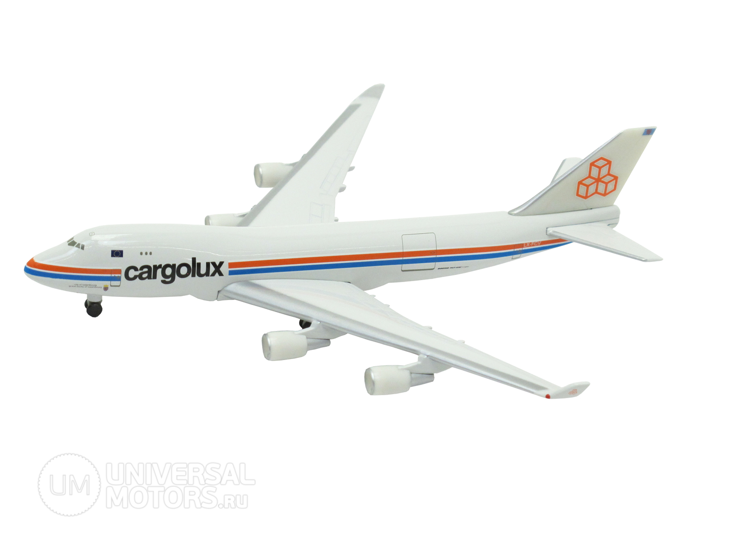 Фото: Модель самолёта Herpa Cargolux Boeing 747-400F, 21758857252545861138