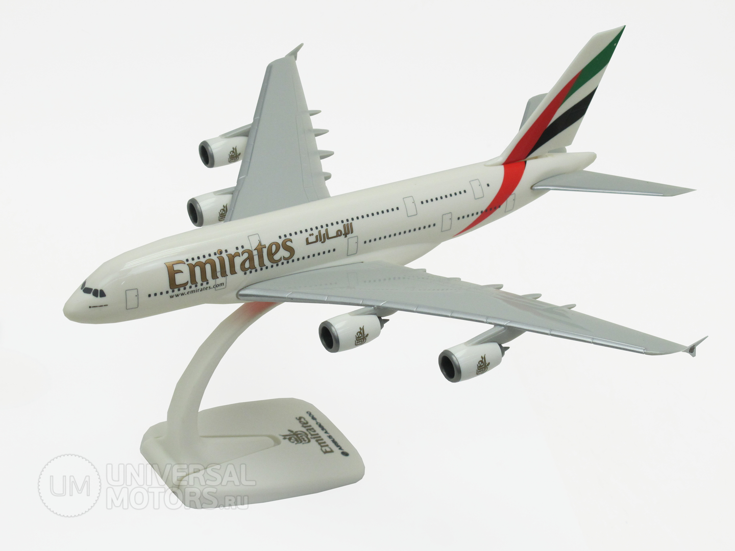 Фото: Модель самолёта Herpa Emirates A380-800, 17551792532669685992