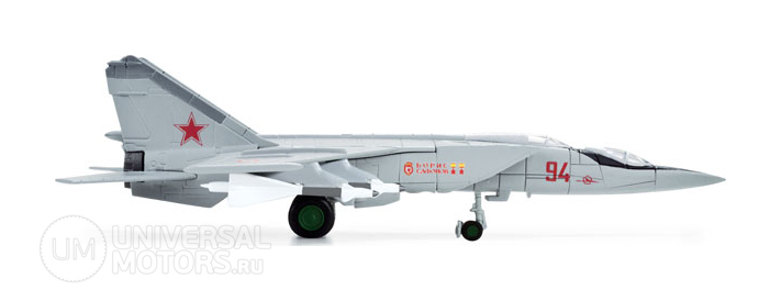 Фото: Модель самолёта Herpa Soviet Air Force MiG-25PU
