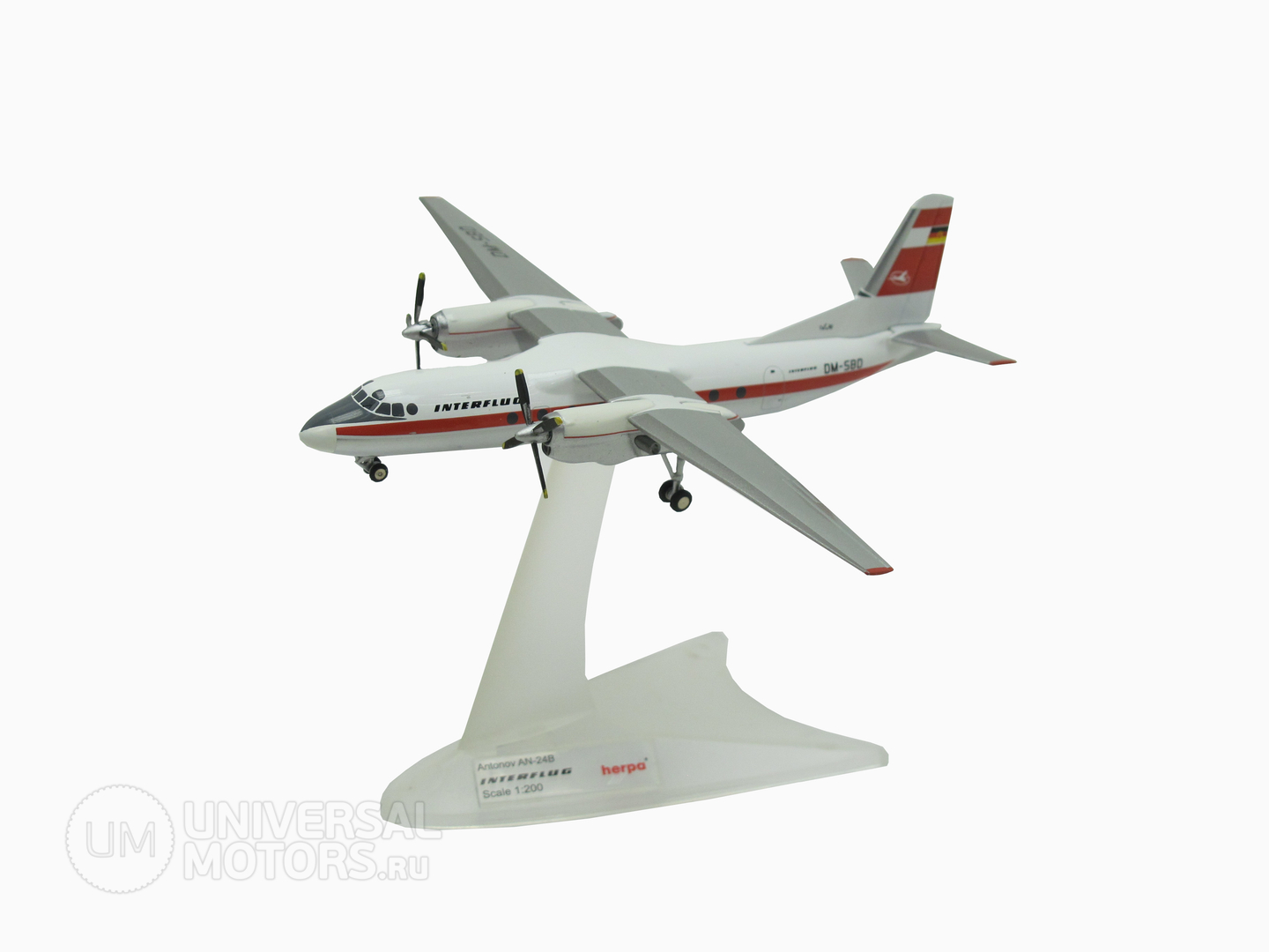 Фото: Модель самолёта Herpa Interflug Antonov AN-24B, 6969904741909061097