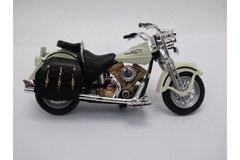 Модель мотоцикла Harley Davidson бежевый с черным Racing 1:12
