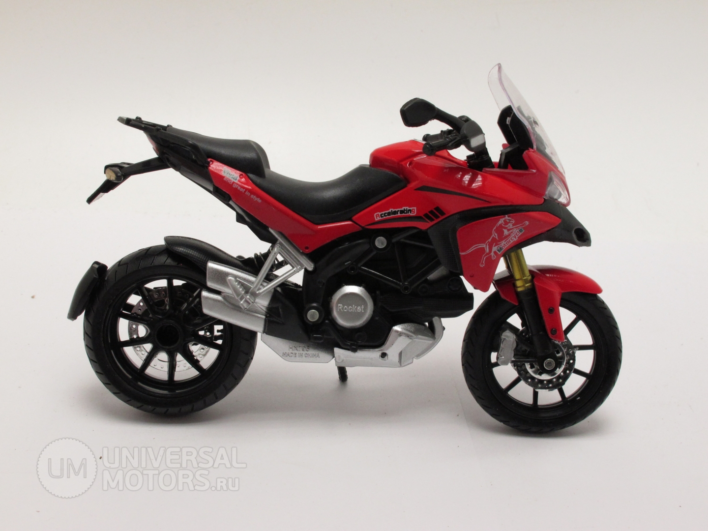 Фото: Модель мотоцикла Красный с черным, Ducati Accelerating Vivid 1:12