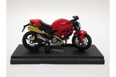 Модель мотоцикла Красный с черным, Ducati Knight, Blaze of glory 1:18