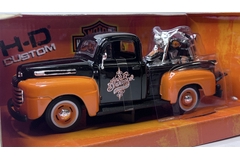Модель мотоцикла Harley Davidson 1:12 пикап с мотоциклом в кузове 32180
