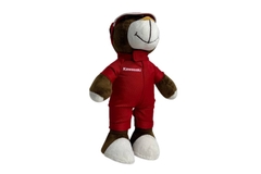 Медведь плюшевый 28 см Kawasaki костюм красный